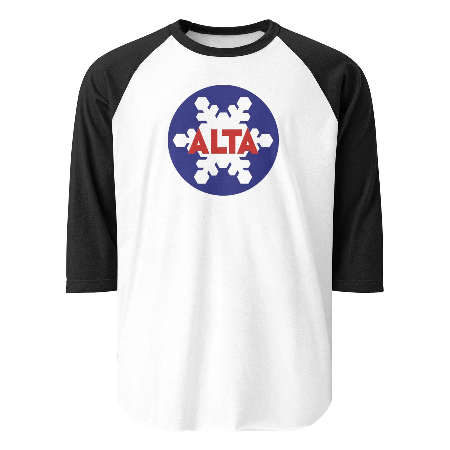 Example Alta 3/4 sleeve raglan shirt