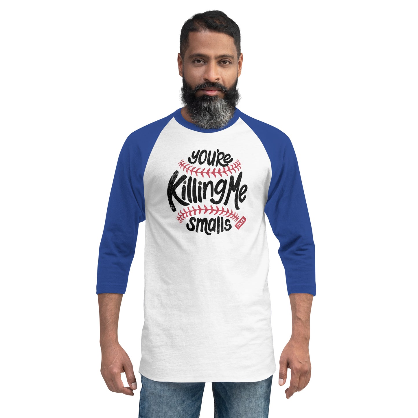 Premium Baseball Tee - 3/4 raglan - You're Killing Me Smalls