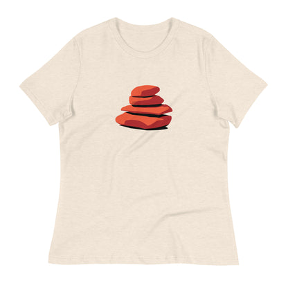 Premium Women's Relaxed T-Shirt - Cairn Logo