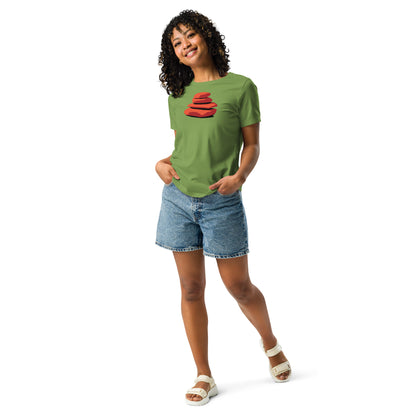 Premium Women's Relaxed T-Shirt - Cairn Logo